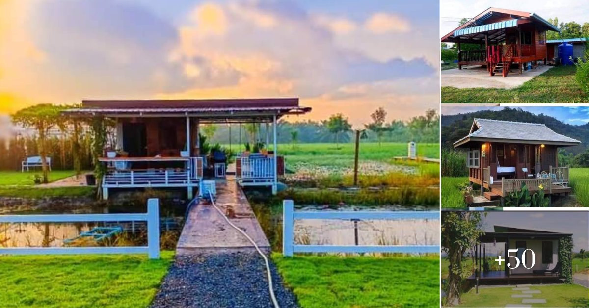 รวม 50 ไอเดีย แบบบ้านสวนหลังเล็กๆ สร้างตามได้