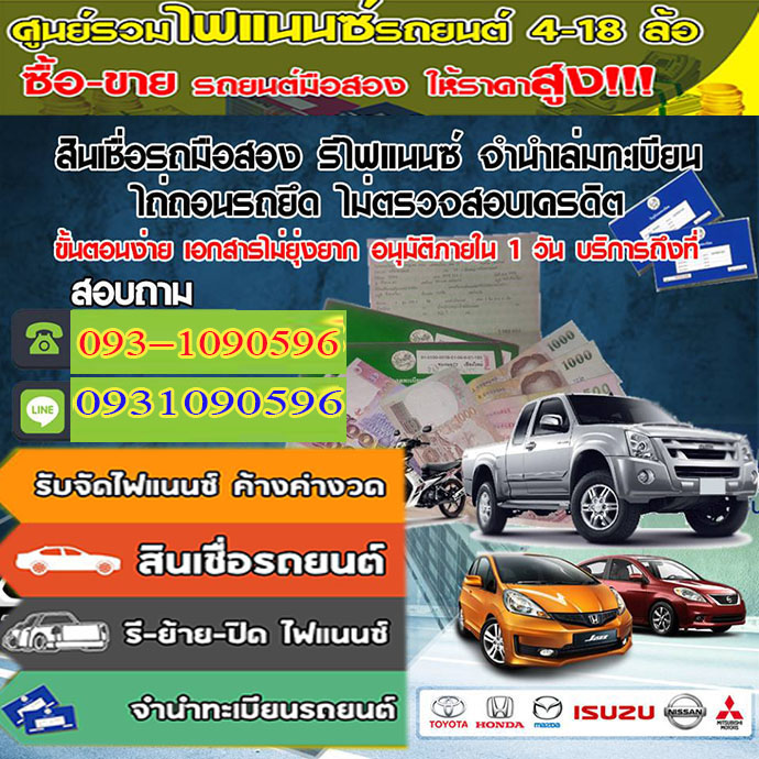 สินเชื่อรถยนต์ธนชาต มีประเภทสินเชื่อถึง 4 ประเภท ปี 2023