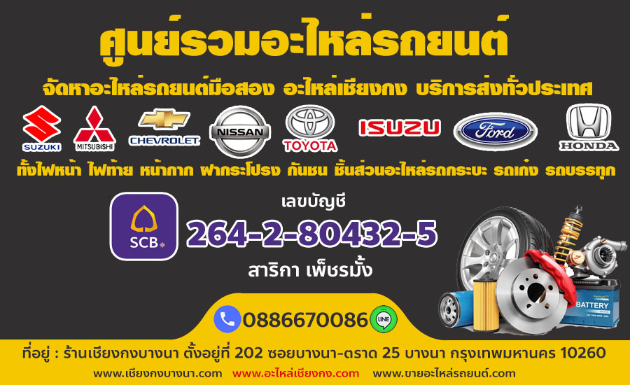 รู้จักประเภทของอะไหล่รถยนต์ และชิ้นส่วนของรถยนต์ที่เปลี่ยนบ่อยที่สุด